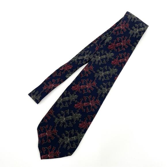 Vintage Christian Dior Silk Tie Navy - Picture 1 of 6